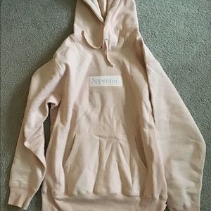 Supreme peach box logo hoodie men’s large